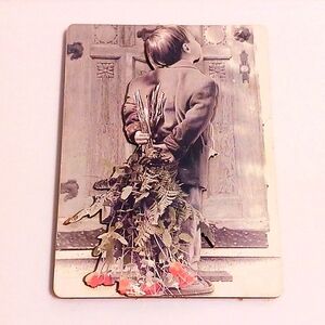 Kim Anderson Vintage "Boy Delivering Roses" 🌹 Magnet 🧏🌹⚜️🙋